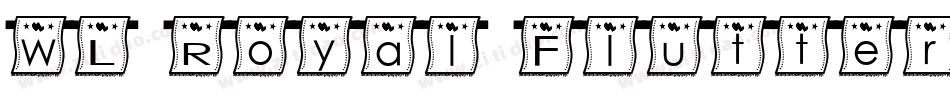 WL Royal Flutter Dingbats字体转换